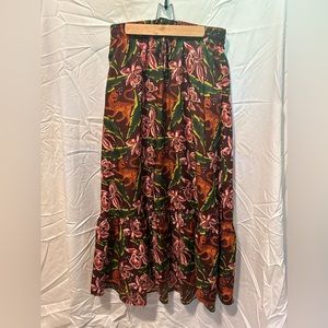 Scotch and Soda Maxi Printed Skirt